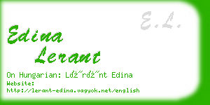 edina lerant business card